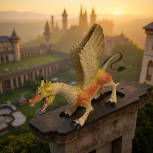 MB Wolvering Holdings LLC Articulated Mouth Dragon Figure B19